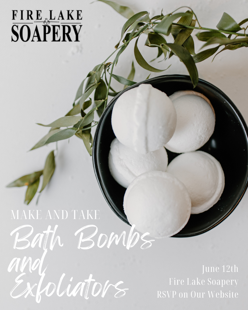 JUNE 12th BATH BOMB AND BOTANICAL SCRUB CLASS