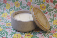 Dual Tone Candle with Lid