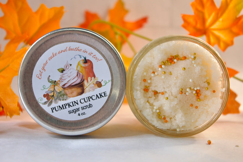 Pumpkin Cupcake Sugar Scrub