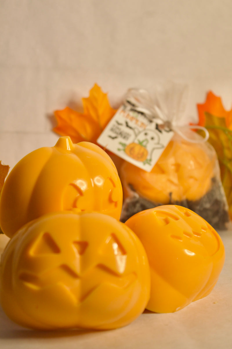 Pumpkin and Ghost Soap in Gift Bag