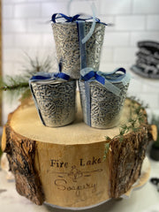 White Christmas Candle