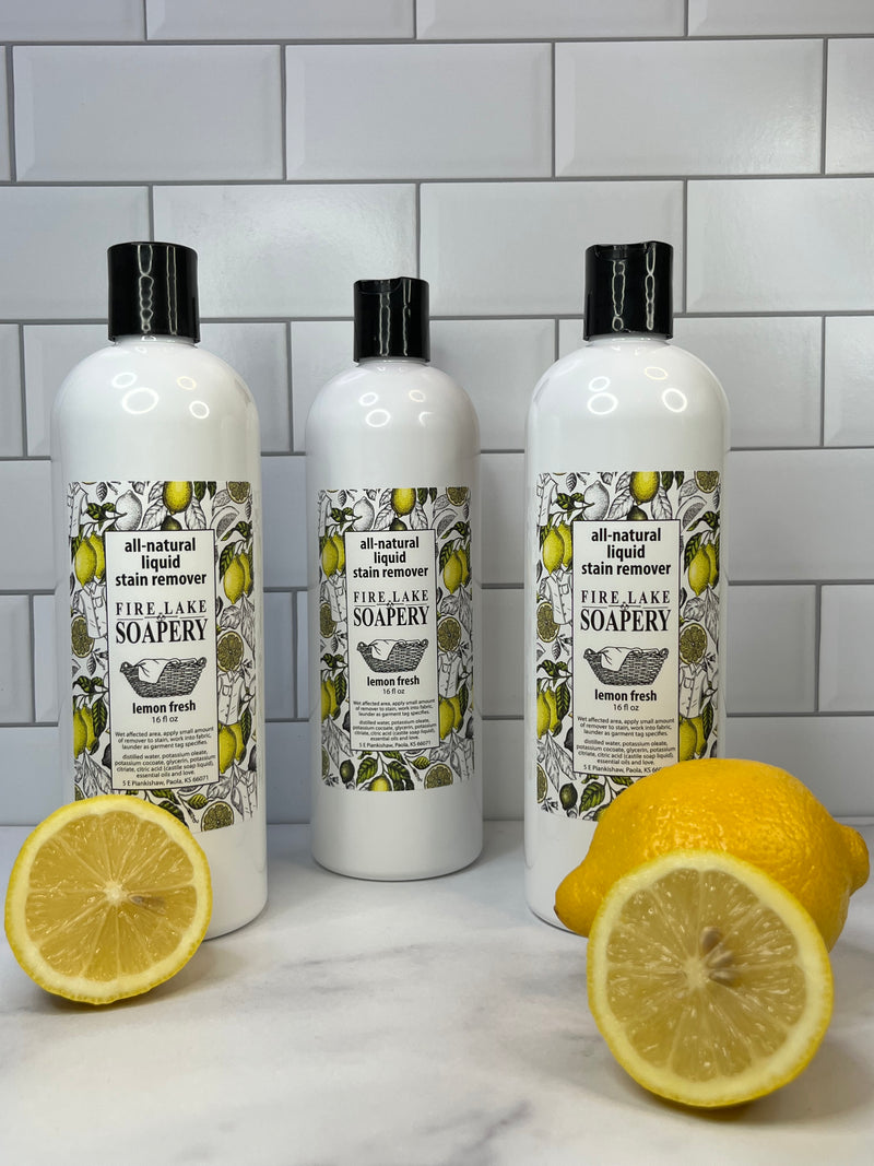 All-Natural Lemon Liquid Stain Remove