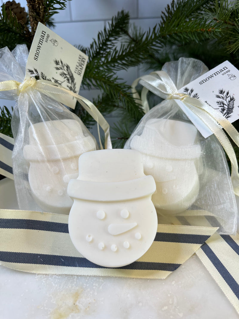 Snowman Soap in Gift Bag!