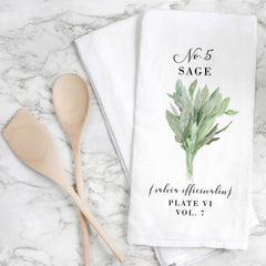 Herb & Veggy Botanical Tea Towel